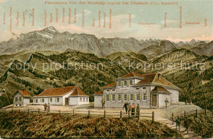 Herisau AR Hochalp Panorama