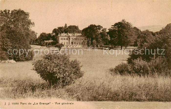 Geneve GE Parc de La Grange Vue generale