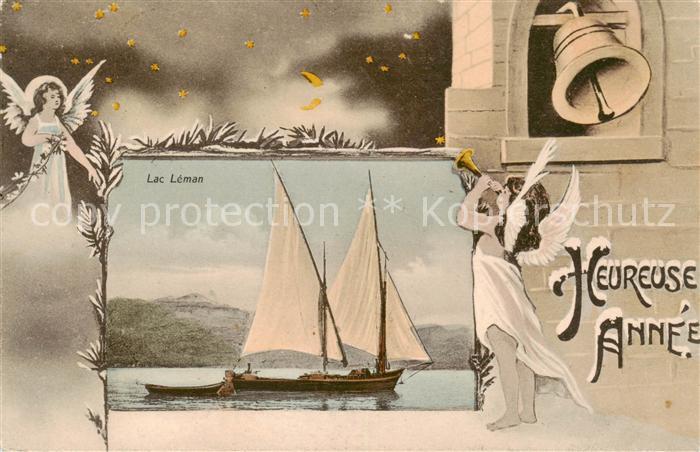 Lac Leman Genfersee GE Segelschiff