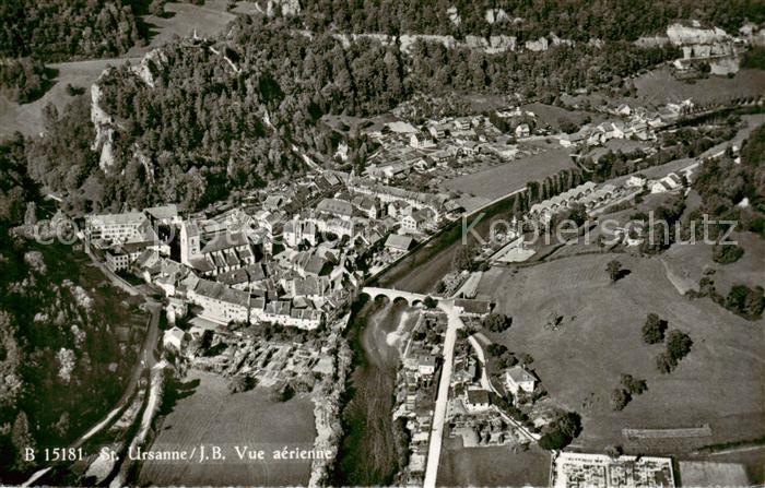 St Ursanne Vue aerienne