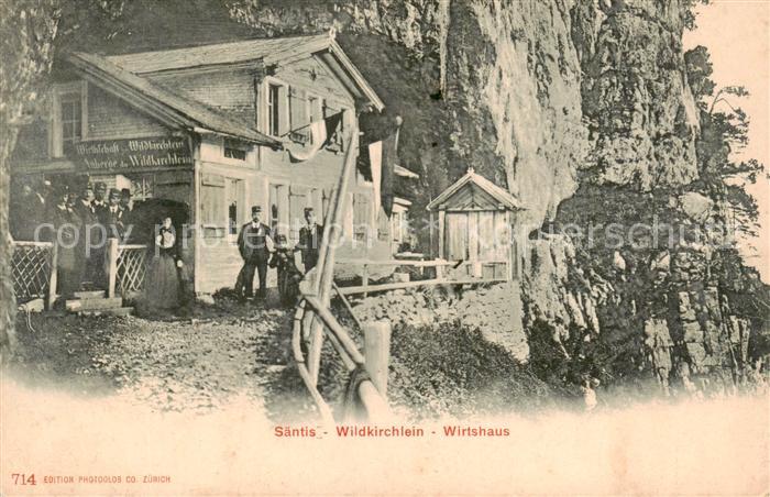 Saentis 2504m AR Wildkirchlein Wirtshaus