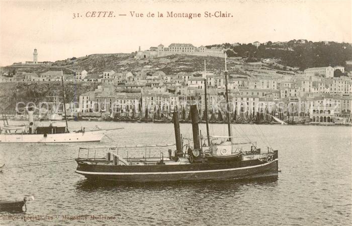 Cette Sete 34 Vue de la Montagne St Clair