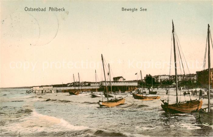 Ahlbeck Ostseebad Bewegte See