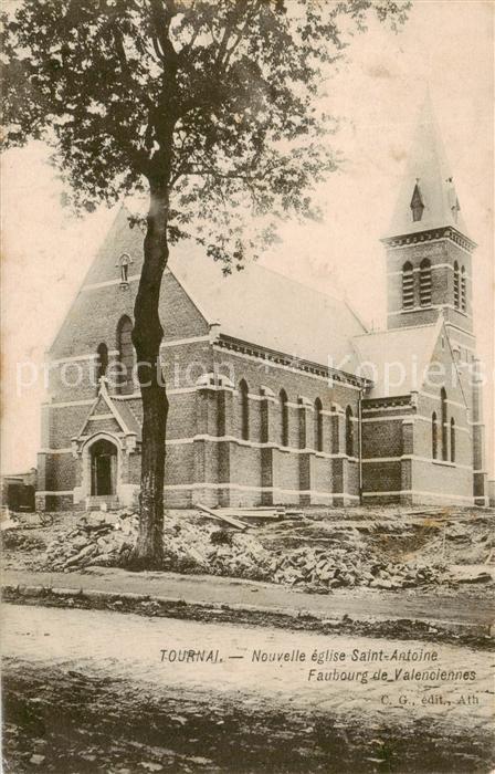 Tournai-sur-Dive 61 orne Nouvelle eglise Saint Antoine Faubourg de Valenciennes