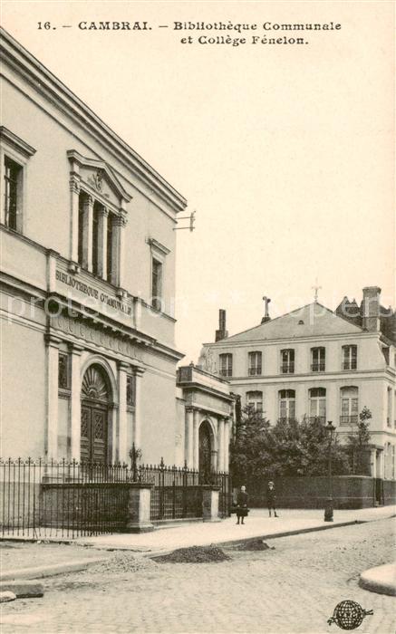 Cambrai 59 Bibliotheque Communale et College Fenelon