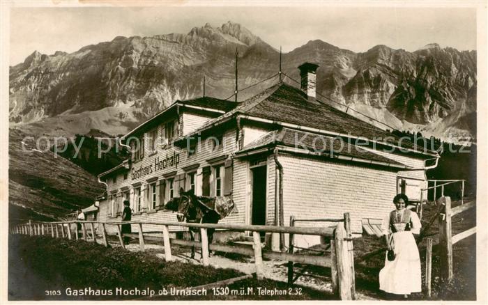 Urnaesch AR Gasthaus Hochalp