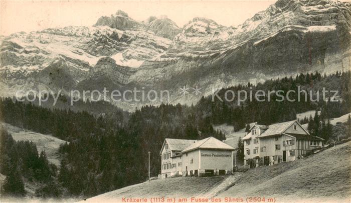 Kraezerle 1115m Saentis AR Panorama