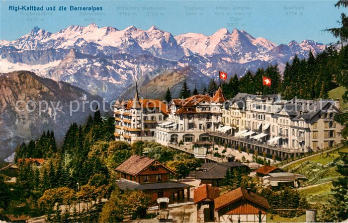 Rigi Kaltbad und die Berneralpen