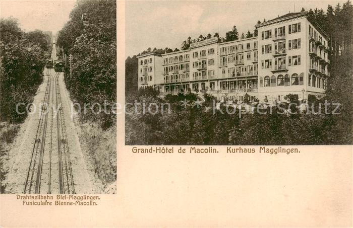 Magglingen Drahtseilbahn Biel Magglingen Grand Hotel de Macolin