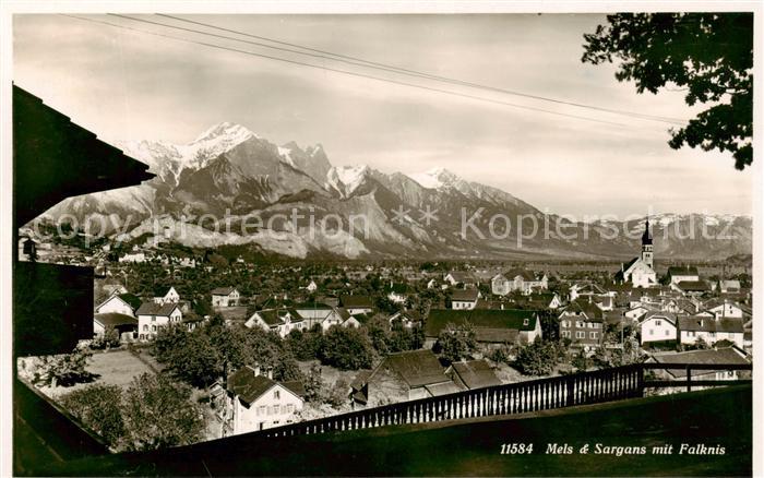 Mels und Sargans mit Falknis