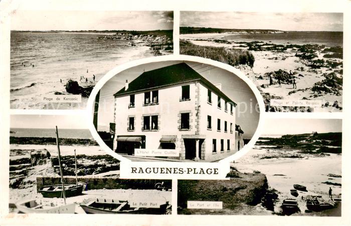 Raguenes Finistere Region Plage de Kercanic Hotel Pierre Guillou Le Petit Port L