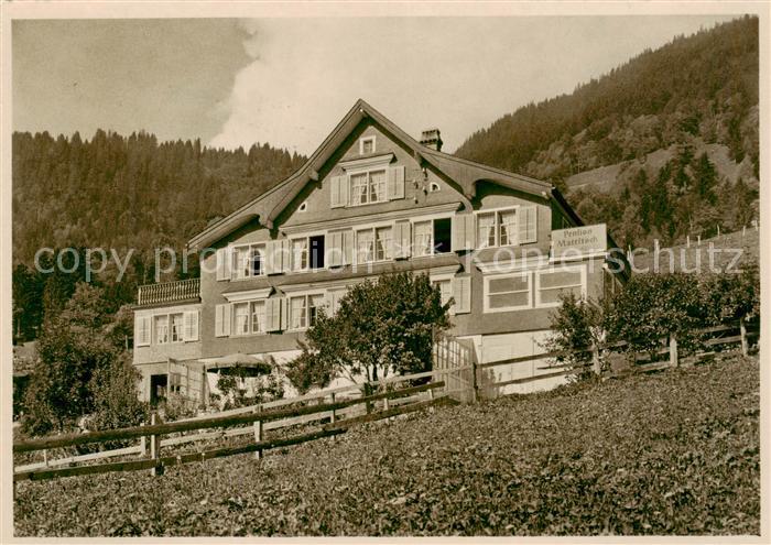 Amden Walensee SG Pension Mattstock