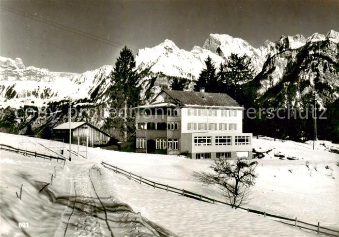 Saxli Flums Ferienheim Geisswiese im Winter