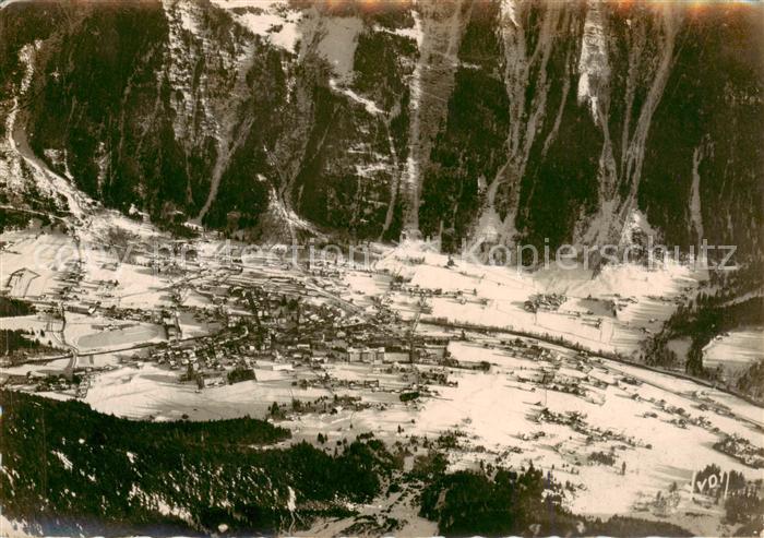 Chamonix 74 Haute-Savoie Vue aérienne en hiver