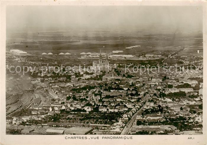Chartres 28 Vue panoramique aérienne
