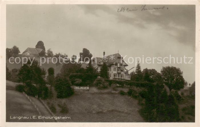 Langnau  Emmental BE Erholungsheim