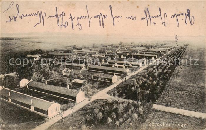 Lager Lechfeld Truppenuebungsplatz Schwabmuenchen Barackenlager