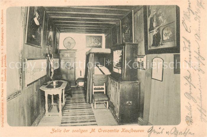 Kaufbeuren Zelle der seeligen M. Creszentia