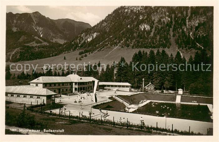 Oberstdorf Moorwasser Badeanstalt Allgaeuer Alpen