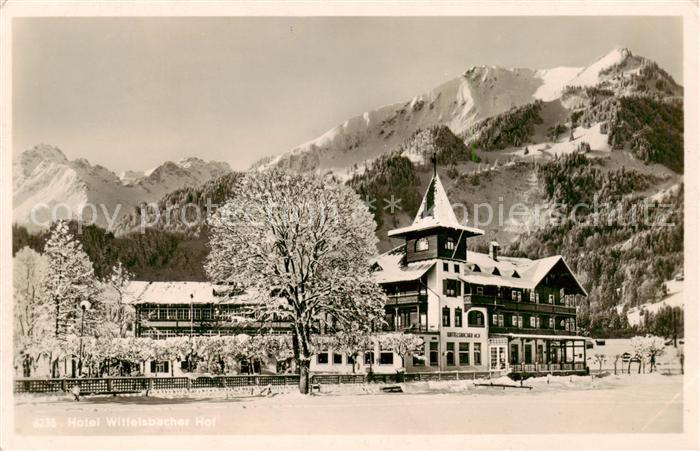 Oberstdorf Hotel Wittelsbacher Hof Winterlandschaft Allgaeuer Alpen