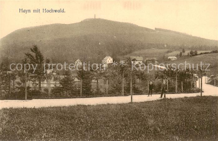 Hayn Oybin Panorama mit Hochwald Zittauer Gebirge