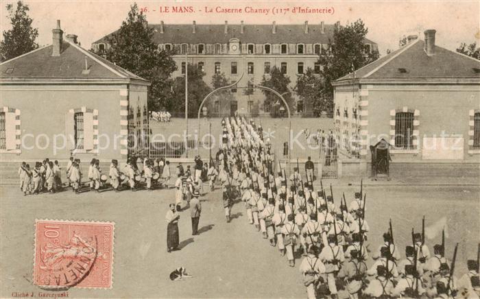 Le Mans Sarthe Caserne Chanzy 117e d Infanterie