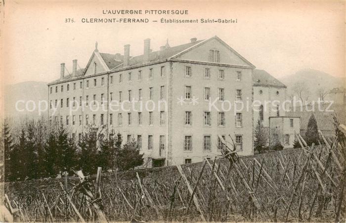 Clermont-Ferrand 63 Etablissement Saint Gabriel