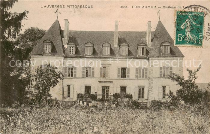 Pontaumur 63 Puy-de-Dome Chateau de Landogne
