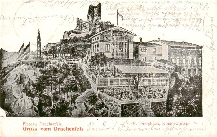 Koenigswinter Drachenfels Hotel Burgruine
