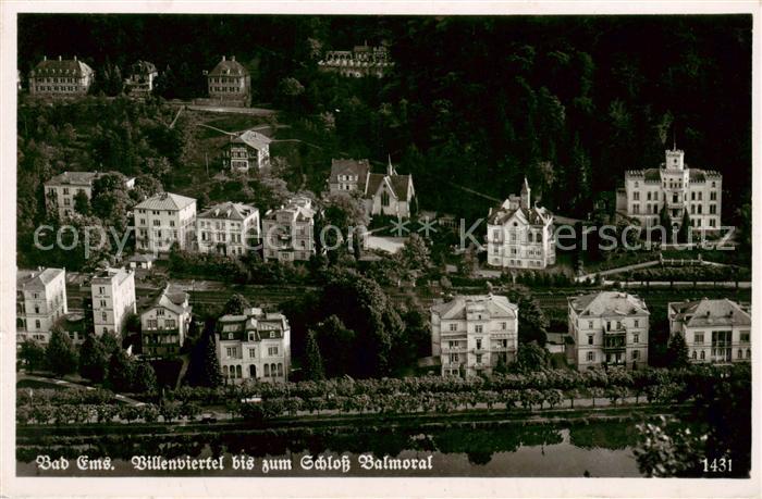 Bad Ems Villenviertel bis zum Schloss Balmoral