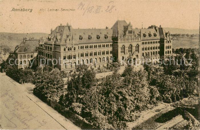 Annaberg -Buchholz Erzgebirge Koenigliches Lehrer-Seminar