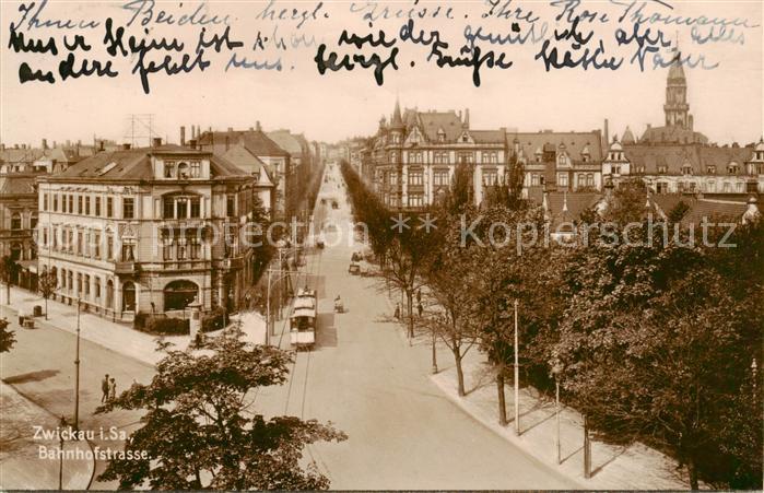 Zwickau  Sachsen Bahnhofstrasse