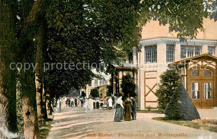 Bad Elster Promenade und Moritzquelle