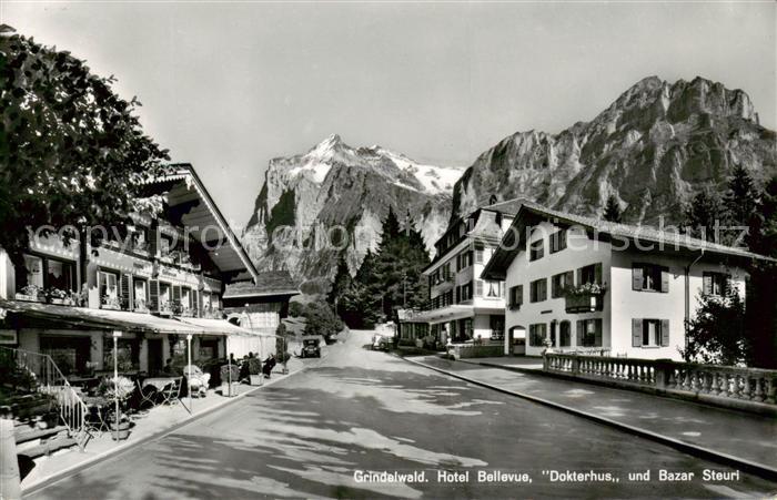 Grindelwald Hotel Bellevue Dokterhus Bazar Steuri Alpen