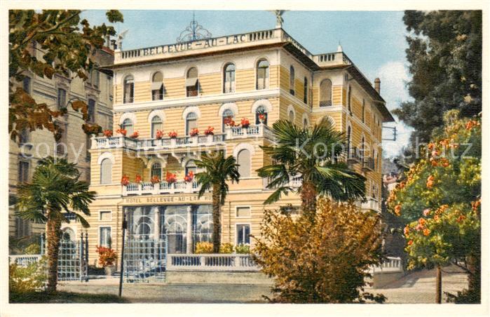 Paradiso Lago di Lugano TI Hotel Bellevue au Lac Kuenstlerkarte