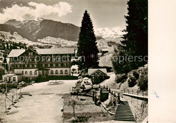 Bad Heustrich Frutigen BE Ortszentrum Hotel Alpenblick Berner Alpen