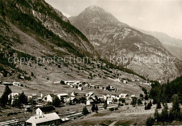 Vallorcine Haute Savoie 74 Vue Generale et le Mont Beloiseau