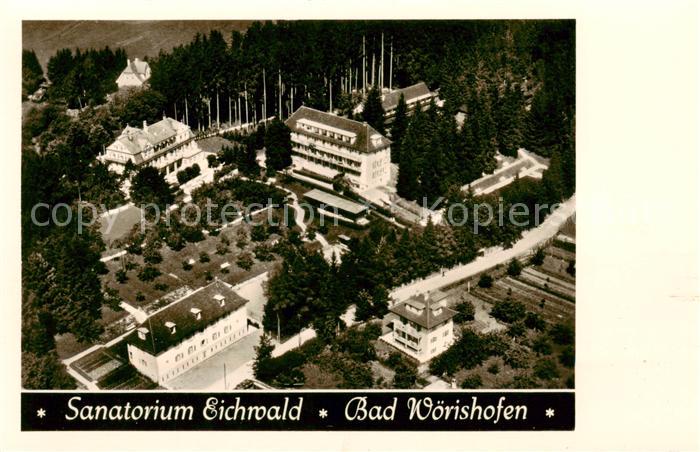 Bad Woerishofen Sanatorium Eichwald Fliegeraufnahme