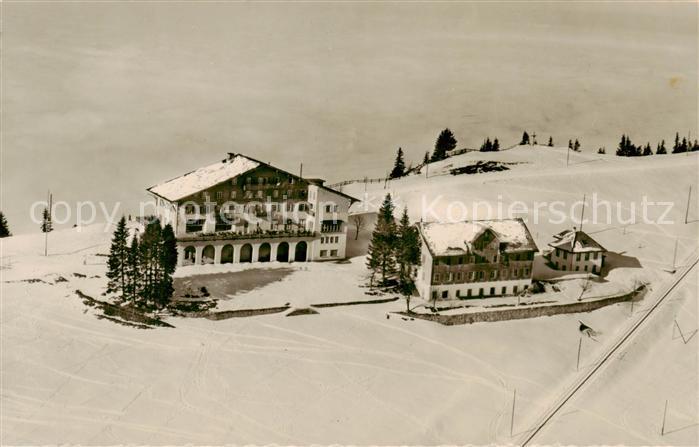 Rigi Staffel Berghaus Fliegeraufnahme