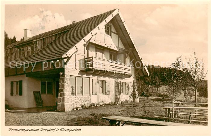 Weingarten Wuerttemberg Fremdenpension Berghof