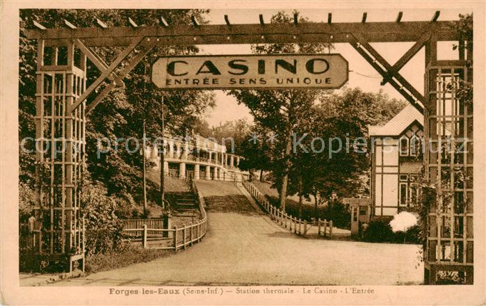 Forges-les-Eaux Station thermale Le Casino l'Entree