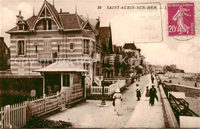 Saint-Aubin-sur-Mer Seine-Maritime Promenade