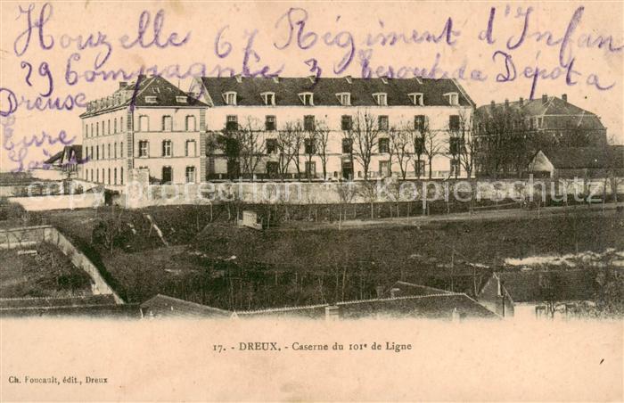 Dreux 28 Caserne du 101e de Ligne