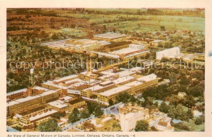 Oshawa Air view of Generale Motors of Canada Limite