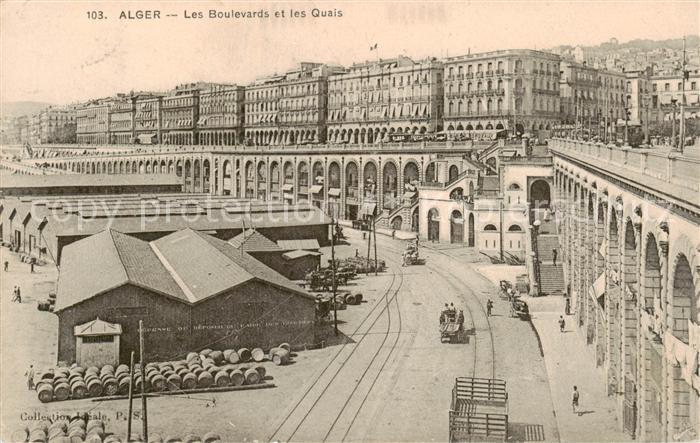 Alger Algerien Les Boulevards et les Quais