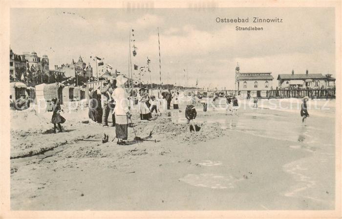 Zinnowitz Ostseebad Strandpartie