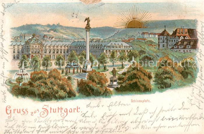 STUTTGART  CITY Schlossplatz