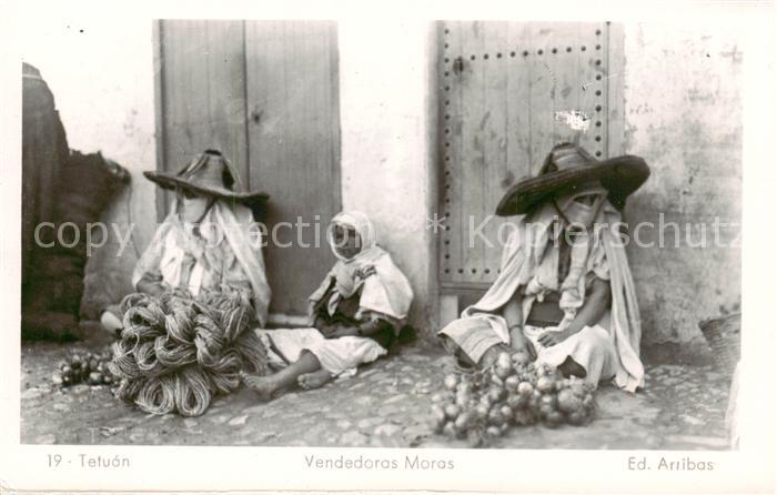 Tetuan Tetouan Maroc Vendedoras Moras
