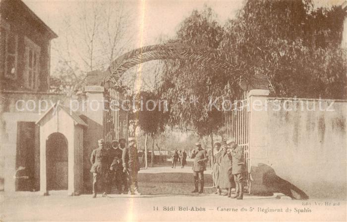 Sidi-Bel-Abbes Algerie Caserne du 5e Regiment de Spahis