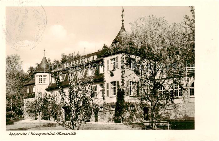 Mengerschied Karl Pfaff Ferienheim Soonruhe